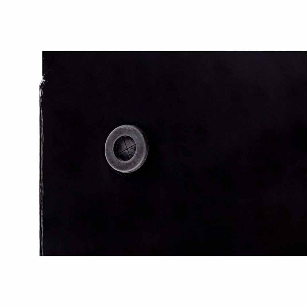 Weatherguard 128-5-04 Saddle Box, Steel, Full Deep, Gloss Black, 15.0 cu ft - 9