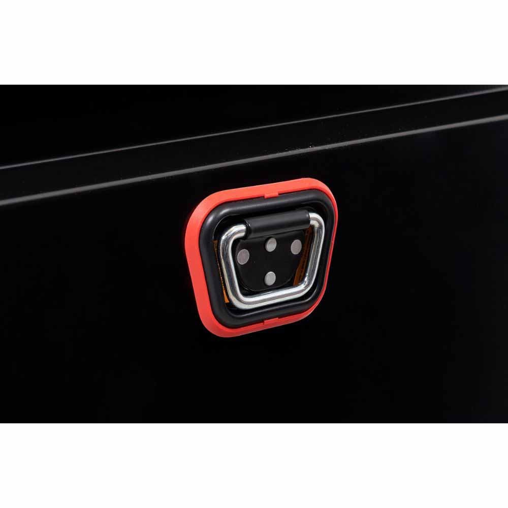 Weatherguard 128-5-04 Saddle Box, Steel, Full Deep, Gloss Black, 15.0 cu ft - 11
