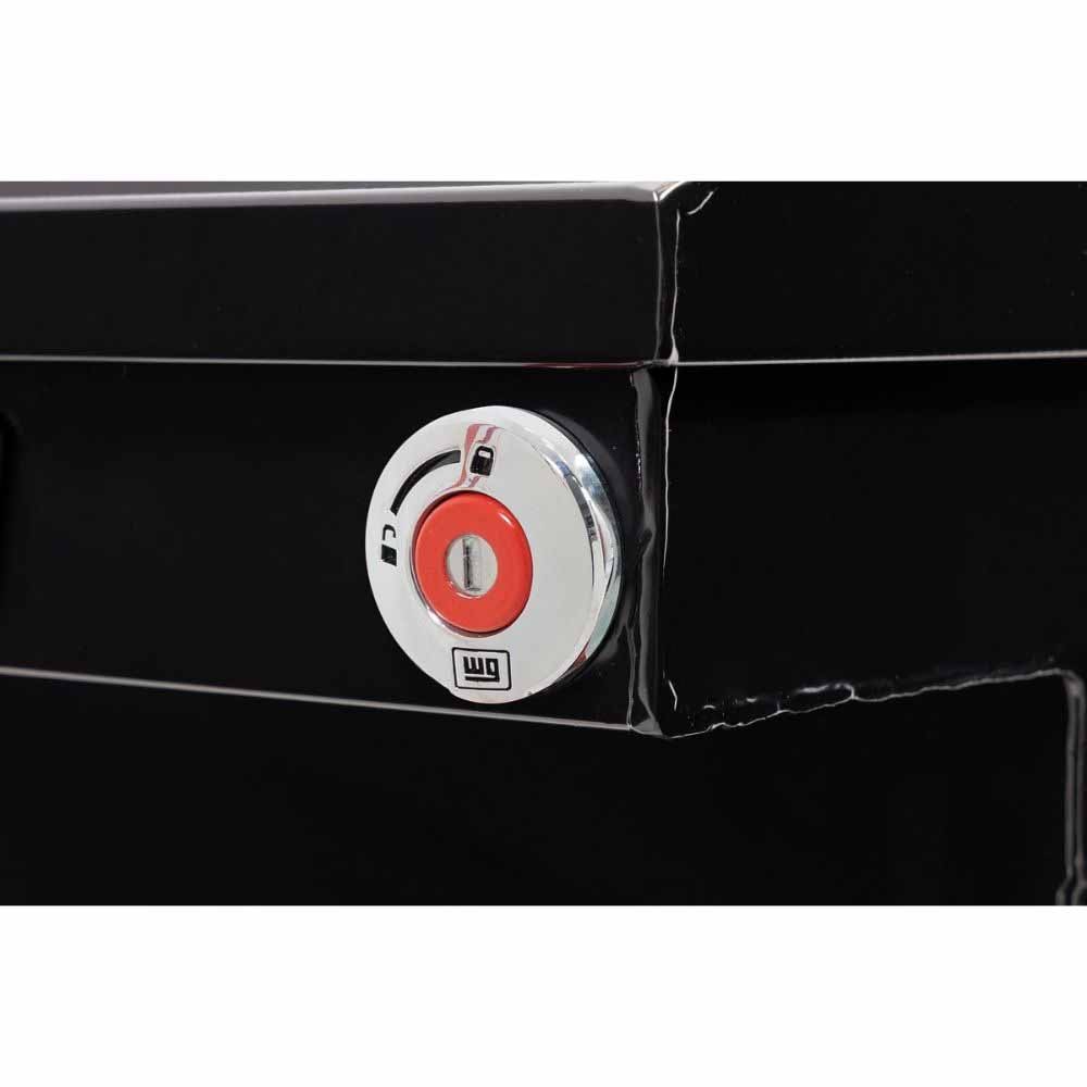 Weatherguard 128-5-04 Saddle Box, Steel, Full Deep, Gloss Black, 15.0 cu ft - 13