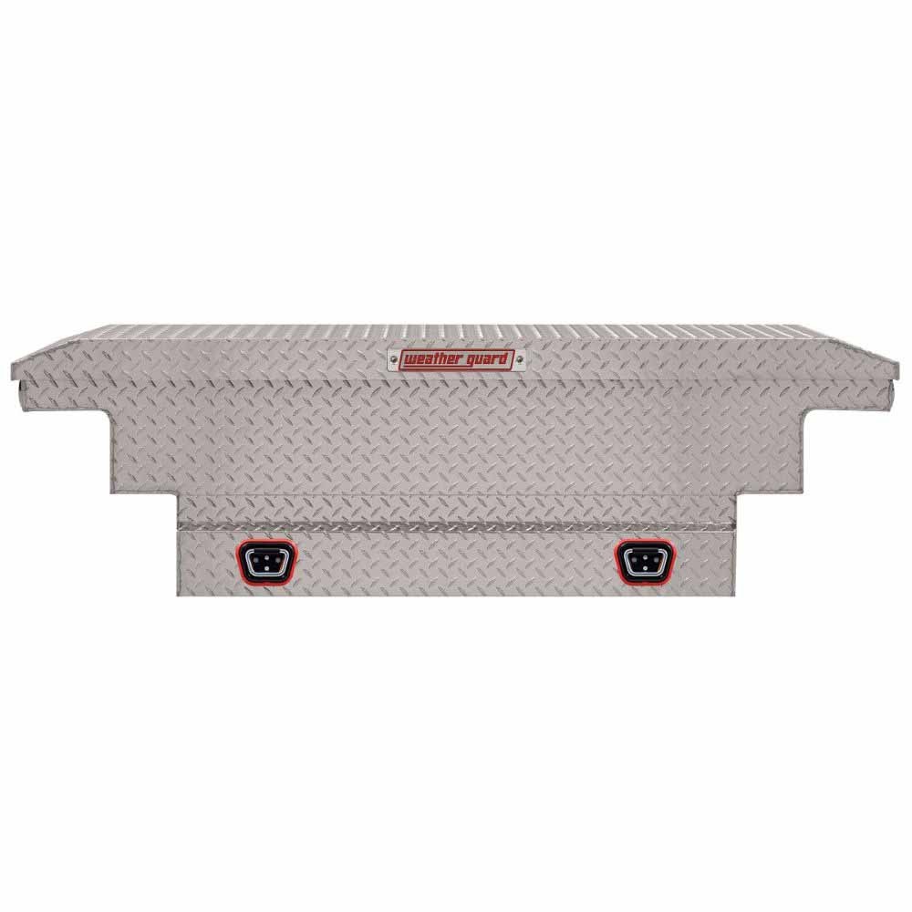 Weatherguard 131-0-04 Saddle Box, Aluminum, Compact Low Profile, Clear, 8.0 cu ft - 4