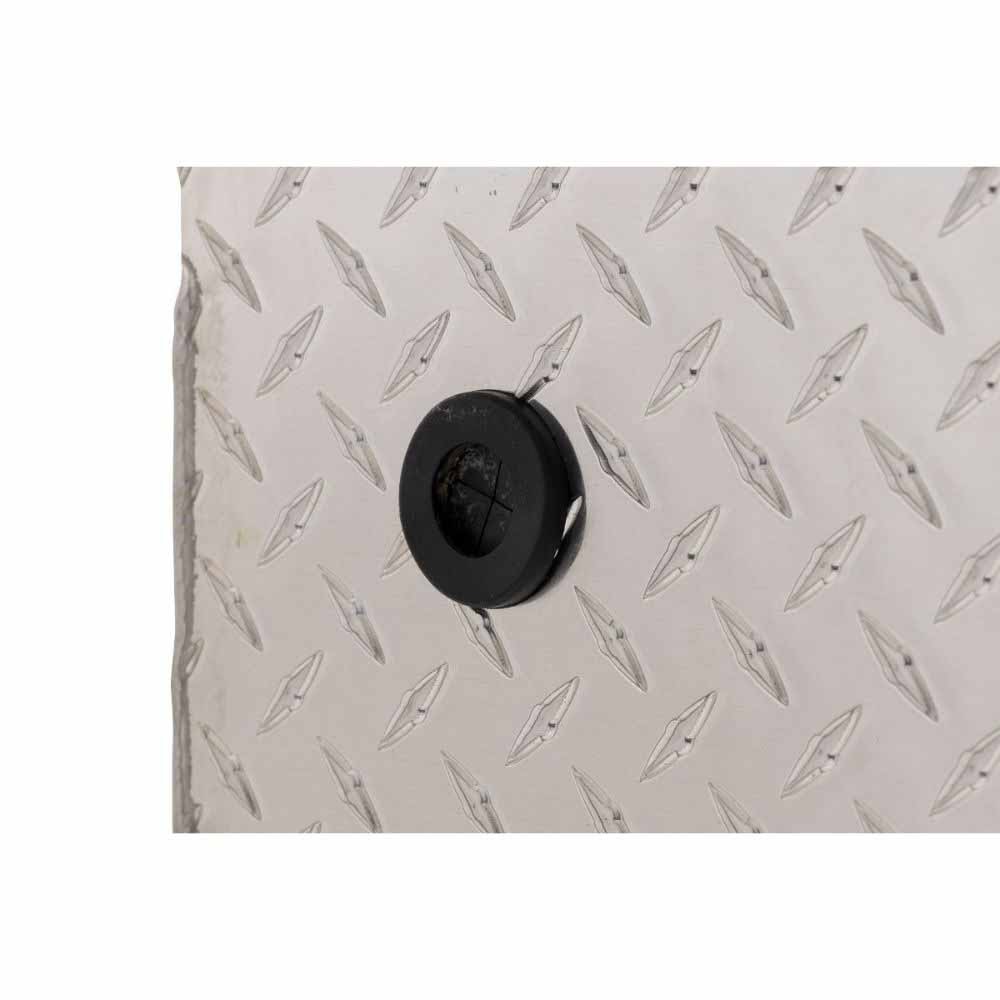 Weatherguard 131-0-04 Saddle Box, Aluminum, Compact Low Profile, Clear, 8.0 cu ft - 5