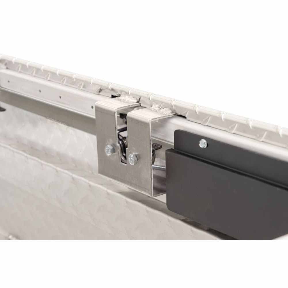 Weatherguard 131-0-04 Saddle Box, Aluminum, Compact Low Profile, Clear, 8.0 cu ft - 6