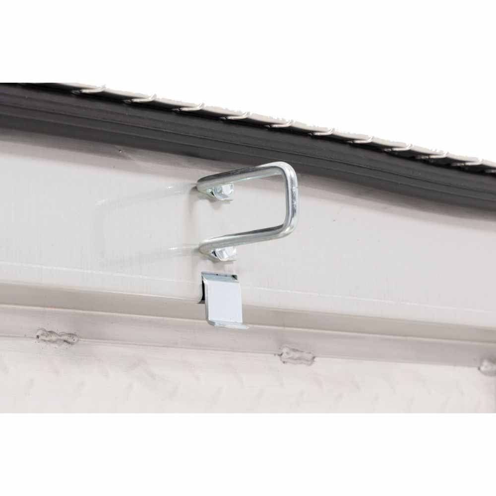 Weatherguard 131-0-04 Saddle Box, Aluminum, Compact Low Profile, Clear, 8.0 cu ft - 7