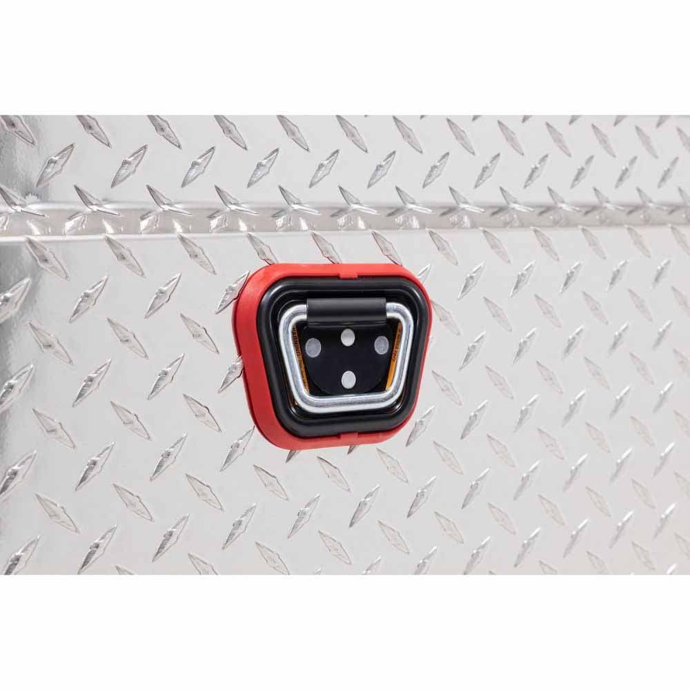 Weatherguard 131-0-04 Saddle Box, Aluminum, Compact Low Profile, Clear, 8.0 cu ft - 8