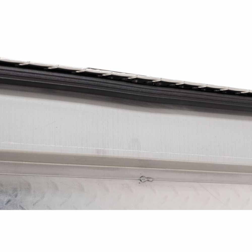 Weatherguard 131-0-04 Saddle Box, Aluminum, Compact Low Profile, Clear, 8.0 cu ft - 9