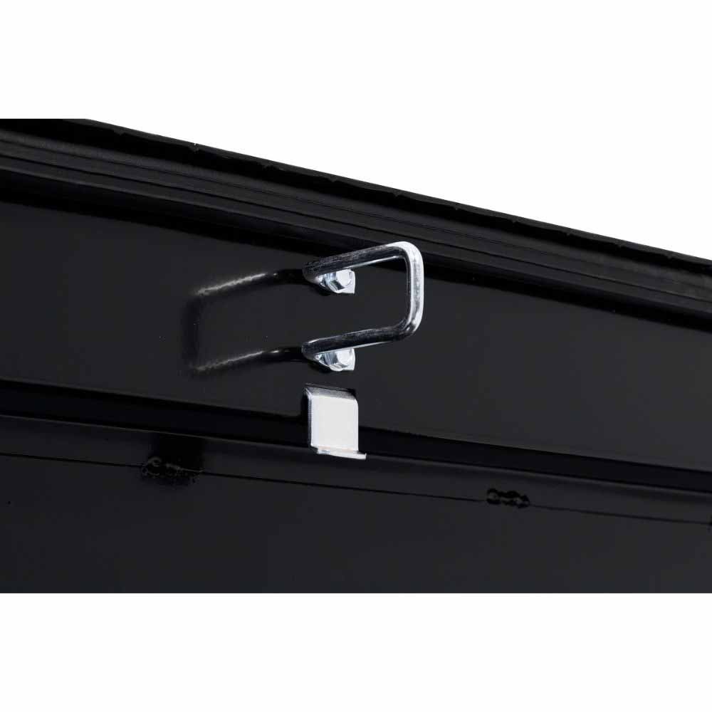 Weatherguard 131-5-04 Saddle Box, Aluminum, Compact Low Profile, Gloss Black, 8.0 cu ft - 8