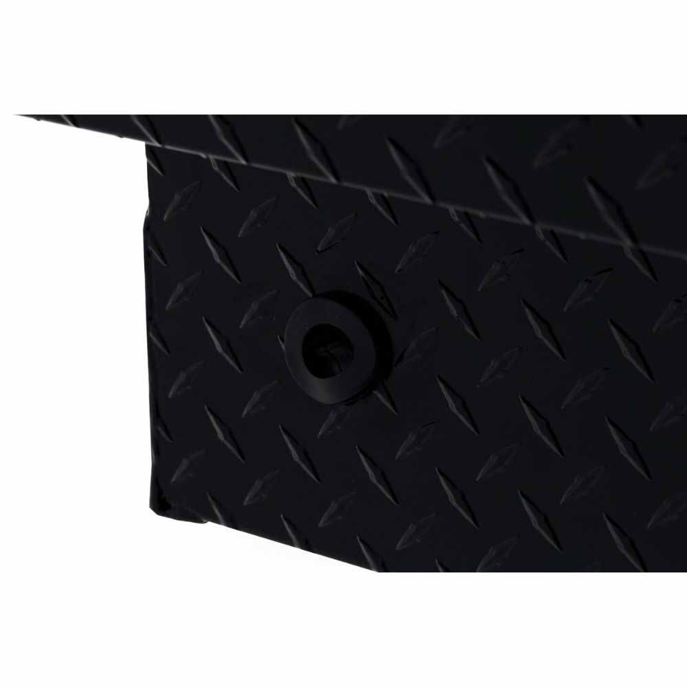 Weatherguard 131-5-04 Saddle Box, Aluminum, Compact Low Profile, Gloss Black, 8.0 cu ft - 9