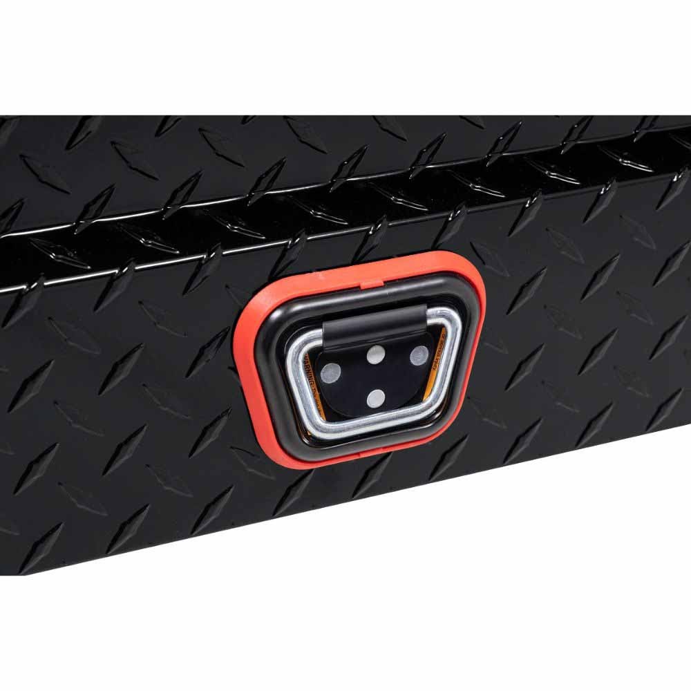 Weatherguard 131-5-04 Saddle Box, Aluminum, Compact Low Profile, Gloss Black, 8.0 cu ft - 11