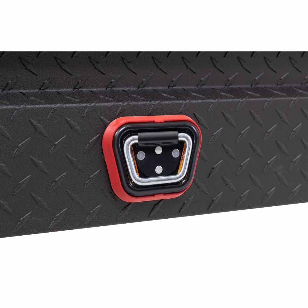 Weatherguard 131-52-04 Saddle Box, Aluminum, Compact Low Profile, Textured Matte Black, 8.0 cu ft - 12