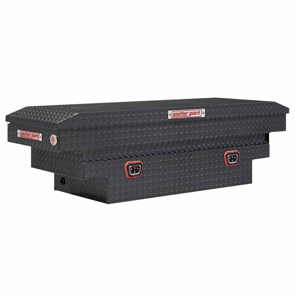 Weatherguard 137-6-04 Saddle Box, Aluminum, Compact Deep, Gunmetal Gray, 9.0 cu ft