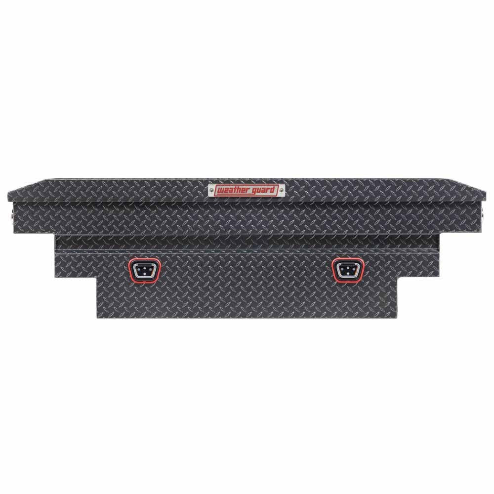 Weatherguard 137-6-04 Saddle Box, Aluminum, Compact Deep, Gunmetal Gray, 9.0 cu ft - 3