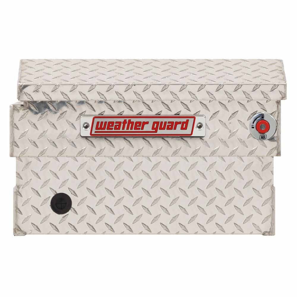 Weatherguard 154-0-04 Saddle Box, Aluminum, Compact, Clear, 7.0 cu ft - 3