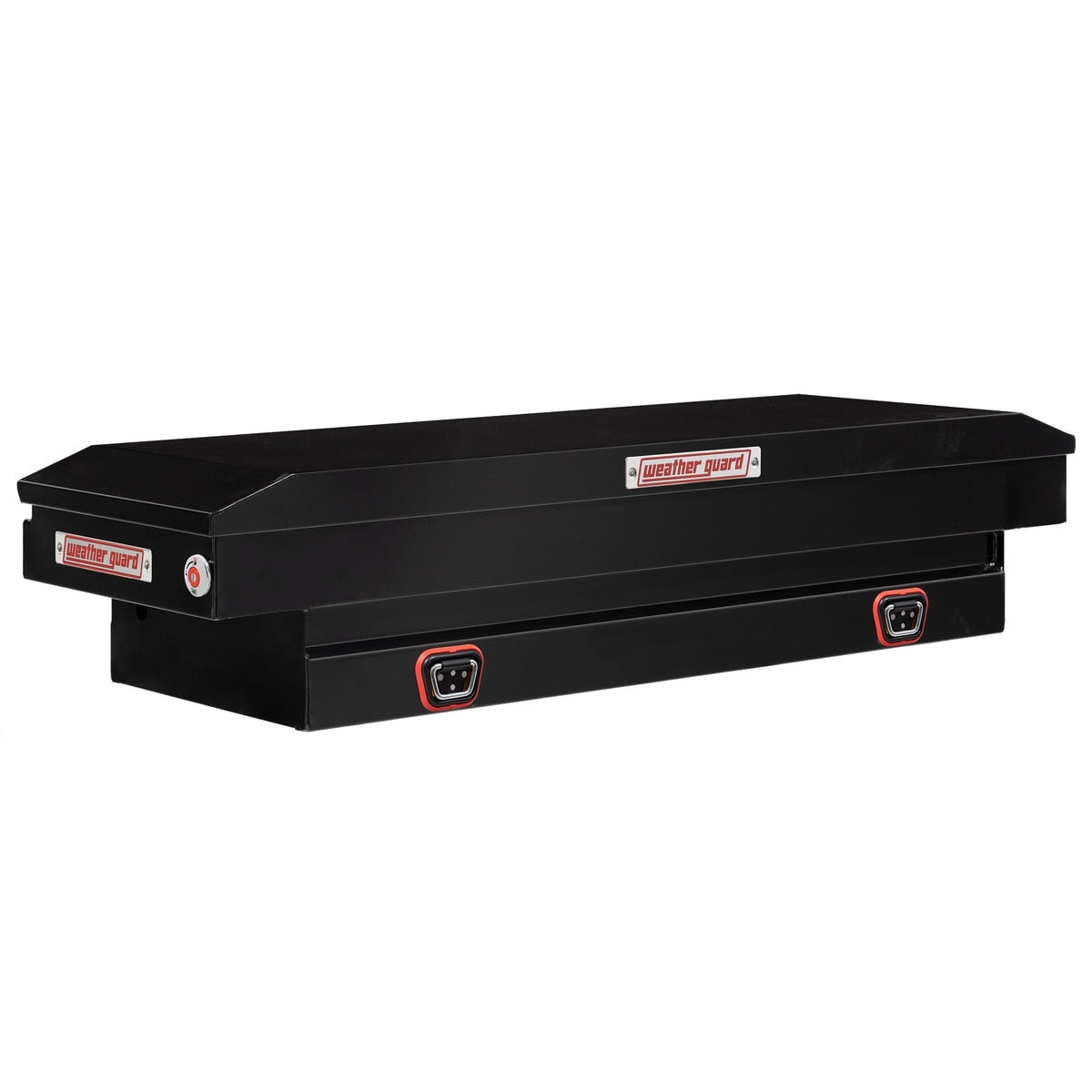 Weatherguard 156-5-04 Saddle Box, Steel, Compact, Gloss Black, 7.0 cu ft