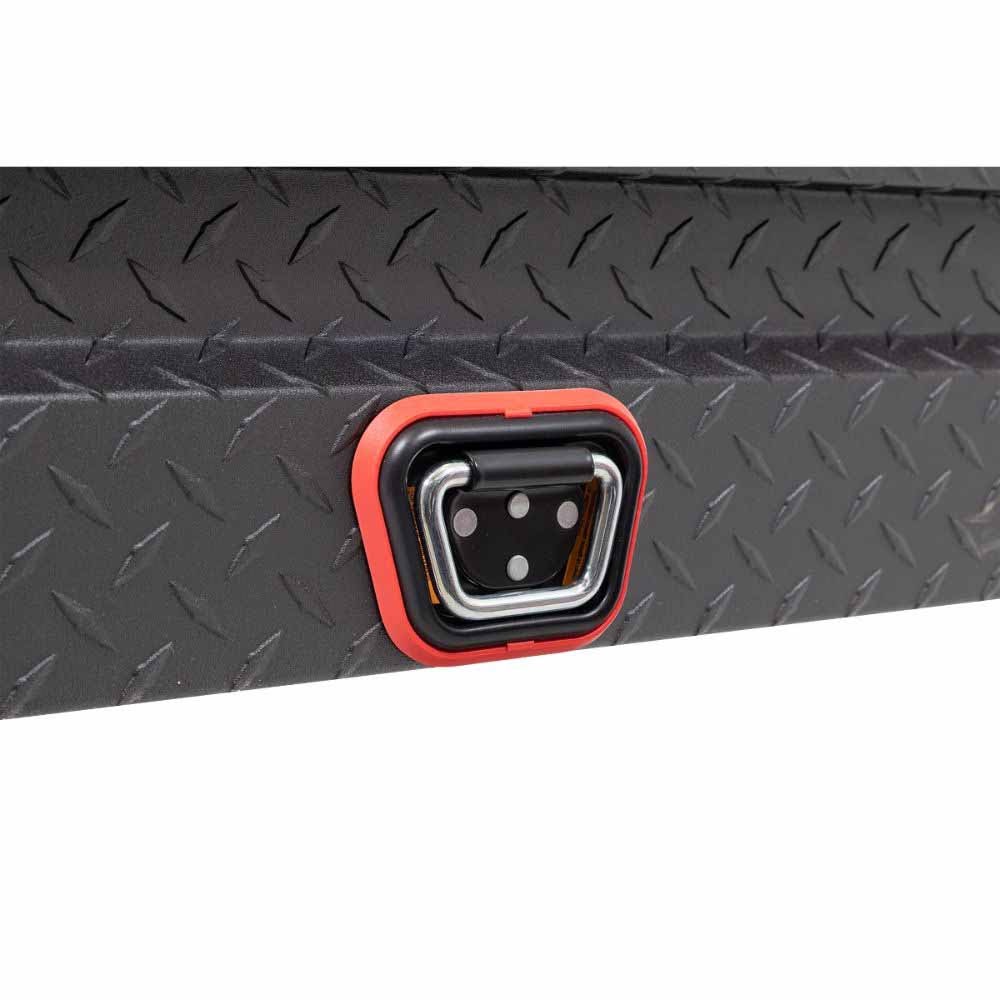 Weatherguard 178-52-04 56" Low Profile Lo-Side Box, Aluminum, Textured Matte Black, 4.0 cu ft - 12