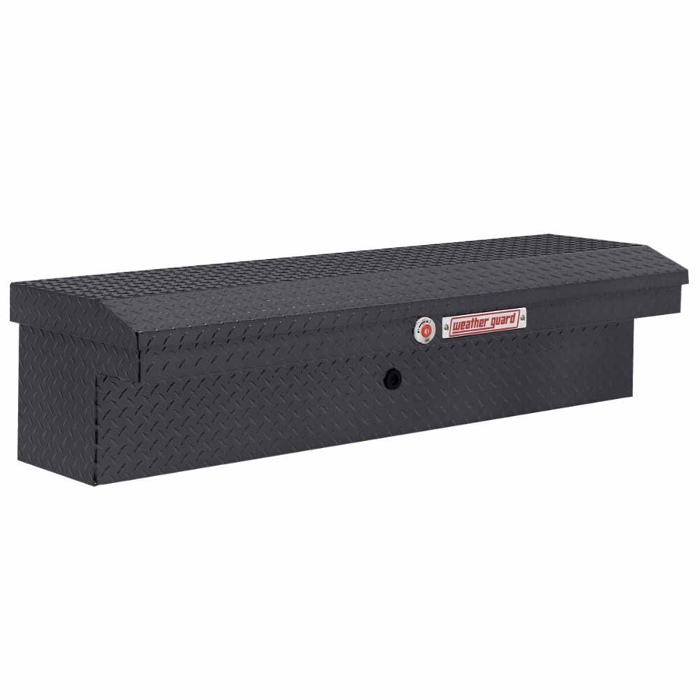 Weatherguard 178-6-04 56" Low Profile Lo-Side Box, Aluminum, Gunmetal Gray, 4.0 cu ft