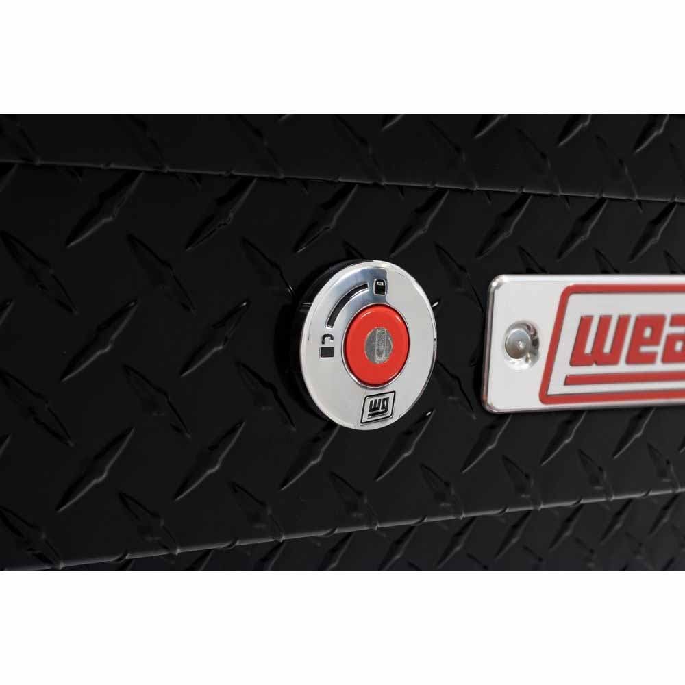 Weatherguard 184-5-04 41" Lo-Side Box, Aluminum, Gloss Black, 3.0 cu ft - 6