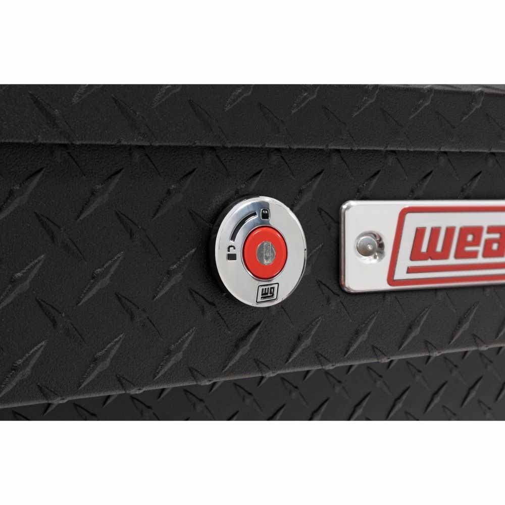 Weatherguard 184-52-04 41" Lo-Side Box, Aluminum, Textured Matte Black, 3.0 cu ft - 3