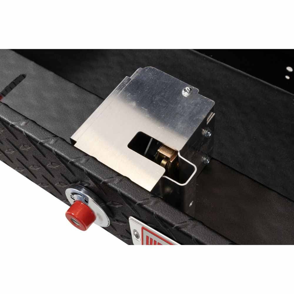 Weatherguard 184-52-04 41" Lo-Side Box, Aluminum, Textured Matte Black, 3.0 cu ft - 7