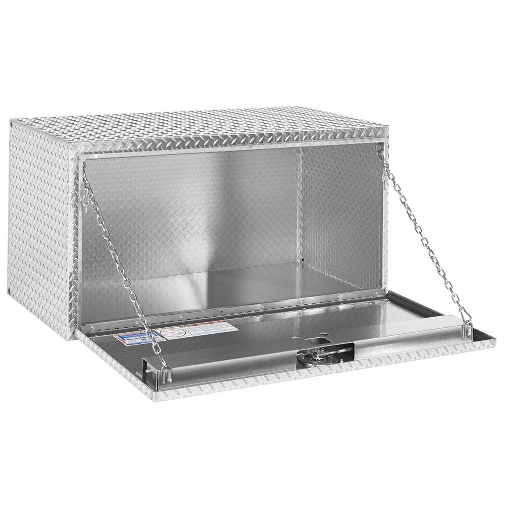 WeatherGuard 650-0-02 Clear Aluminum Underbed Box, Aluminum, Jumbo, 16.0 Cu. Ft. - 3