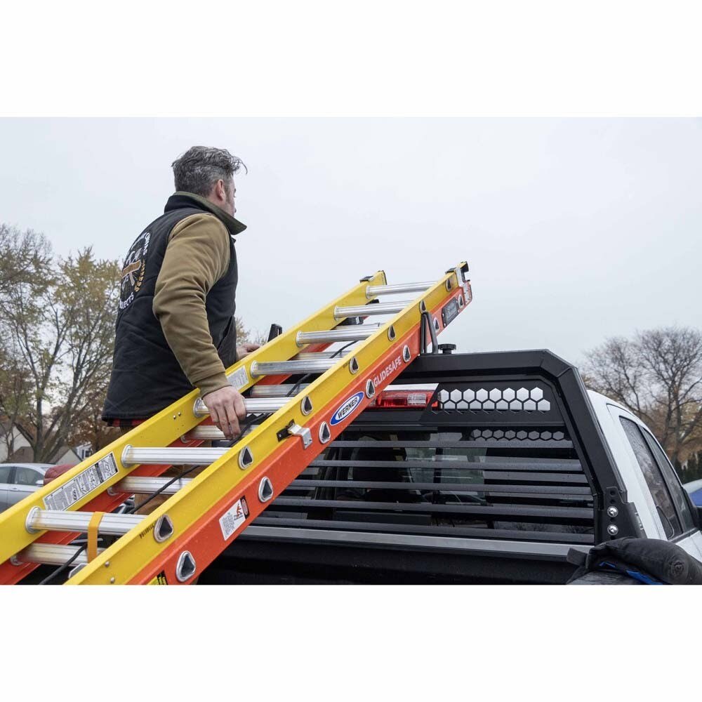 Weatherguard 11904-52-01 Louvered Aluminum Headache Rack - 6