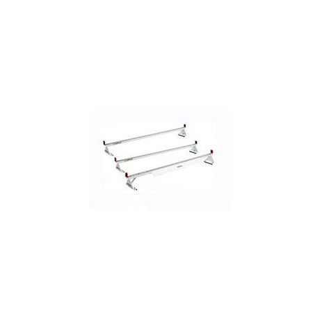 Weather Guard 217-3 White Steel All-Purpose Lite Duty Van Rack, 3-Cross Member