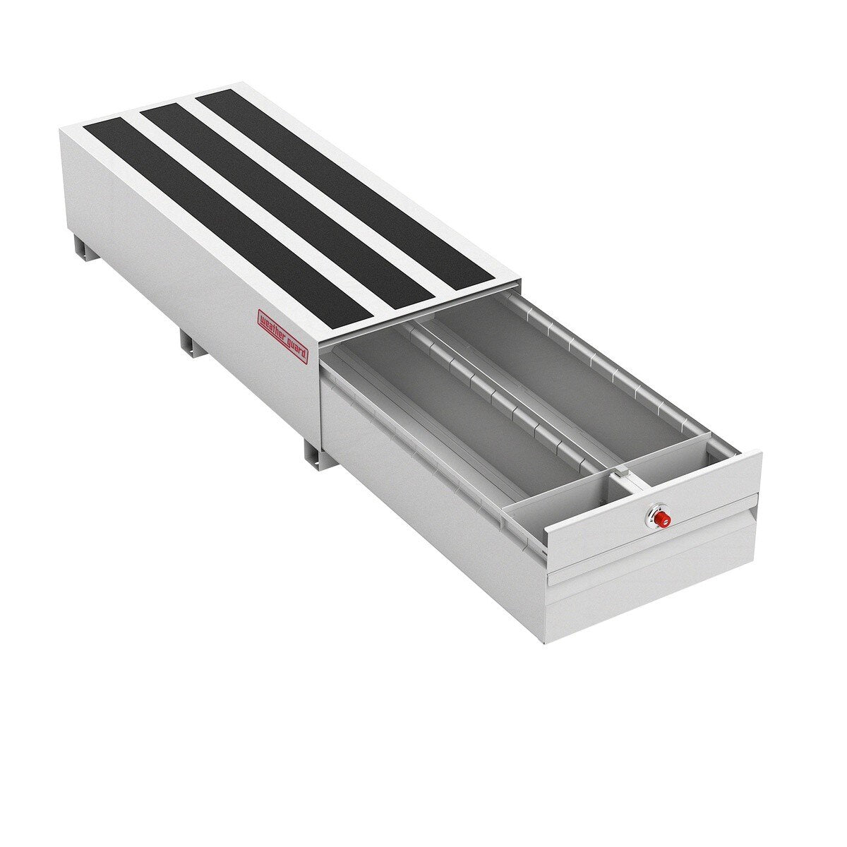 Weatherguard 336-3-04 Pack Rat 48" x 20" x 13" Heavy Duty Pull Out Drawer Unit for Truck Bed and Van (1 Each) - 3