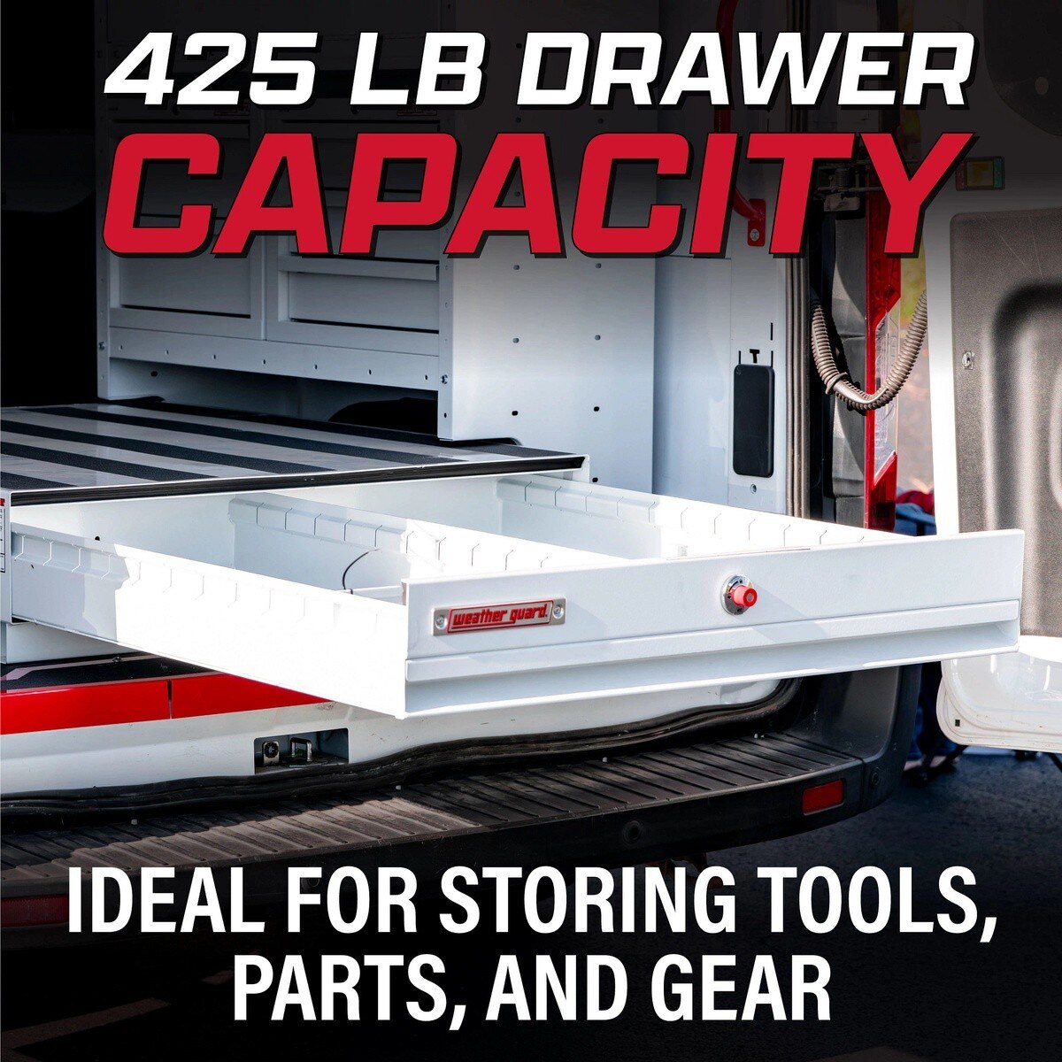 Weatherguard 337-3-04 Pack Rat Heavy Duty Pull Out Drawer Storage Unit 48" x 30" x 13" (1 Each) - 8