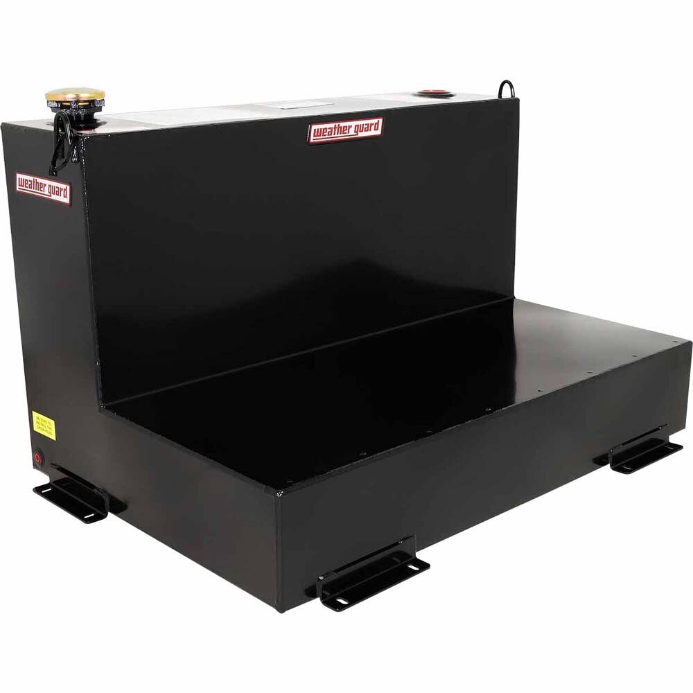 Weatherguard 352-5-02 Transfer Tank, L-Shape, 75 Gallon - Steel, Gloss Black Finish
