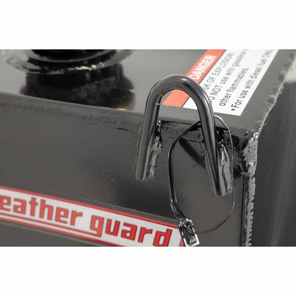 Weatherguard 352-5-02 Transfer Tank, L-Shape, 75 Gallon - Steel, Gloss Black Finish - 8