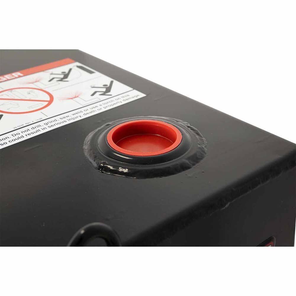 Weatherguard 352-5-02 Transfer Tank, L-Shape, 75 Gallon - Steel, Gloss Black Finish - 10