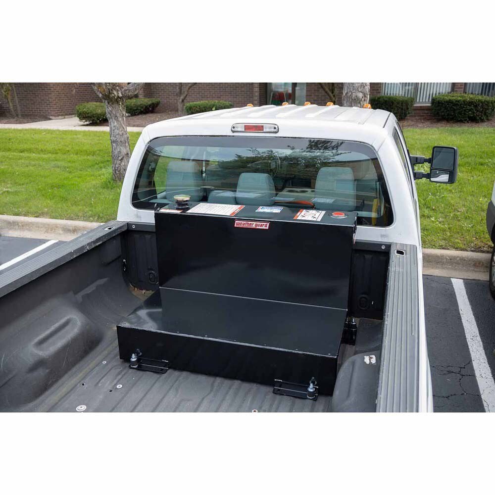 Weatherguard 352-5-02 Transfer Tank, L-Shape, 75 Gallon - Steel, Gloss Black Finish - 11