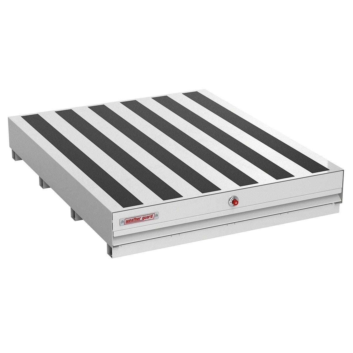 Weatherguard 369-3-04 60" x 49.5" x 9.5" Pack Rat Heavy Duty Drawer Unit, White - 4