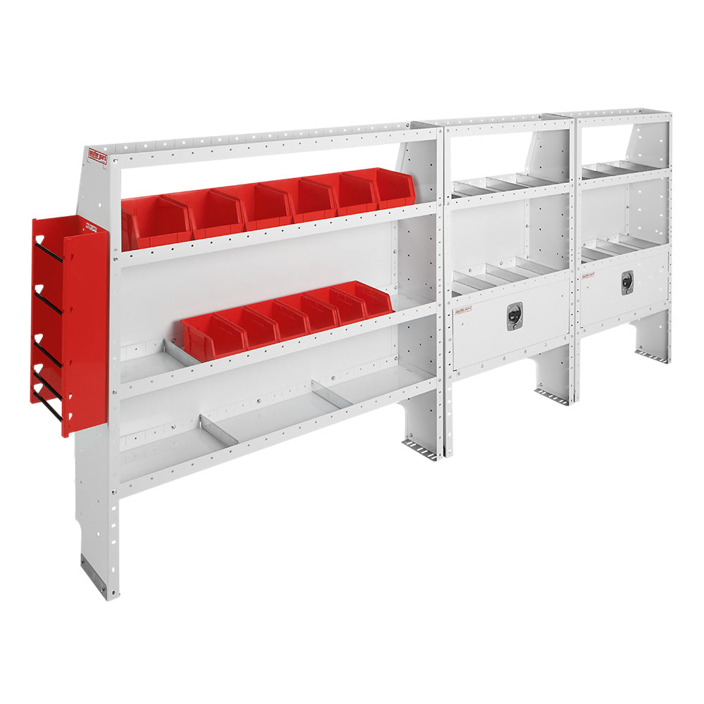 WeatherGuard 600-8414X Electrical Contractor Van Package, High-Roof, Ford, 170XWB - 2