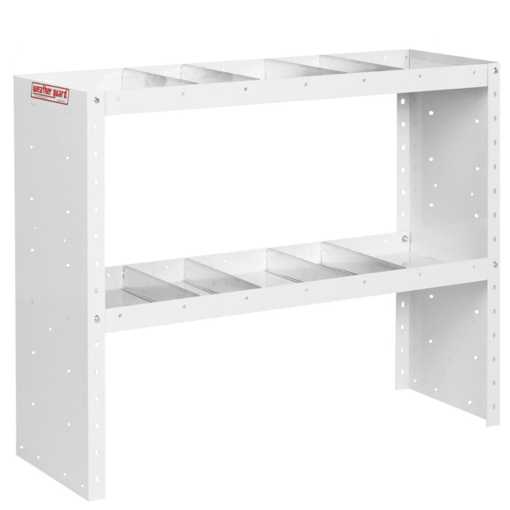 WeatherGuard 9334-3-03 Heavy Duty Adjustable 2 Shelf Unit, 34" x 42" x 13.5"
