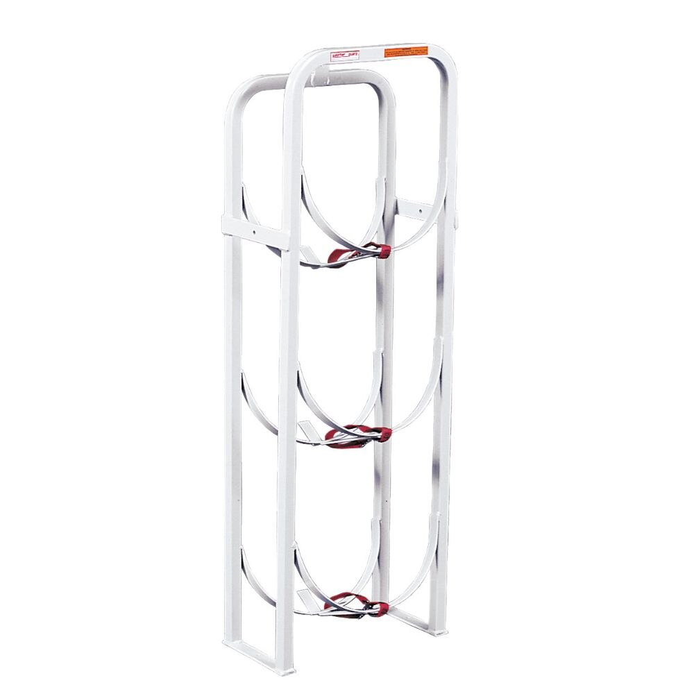 WeatherGuard 9862-3-01 Refrigerant Tank Rack, 3 x 50 lbs, 45.5" x 8" x 15.5"