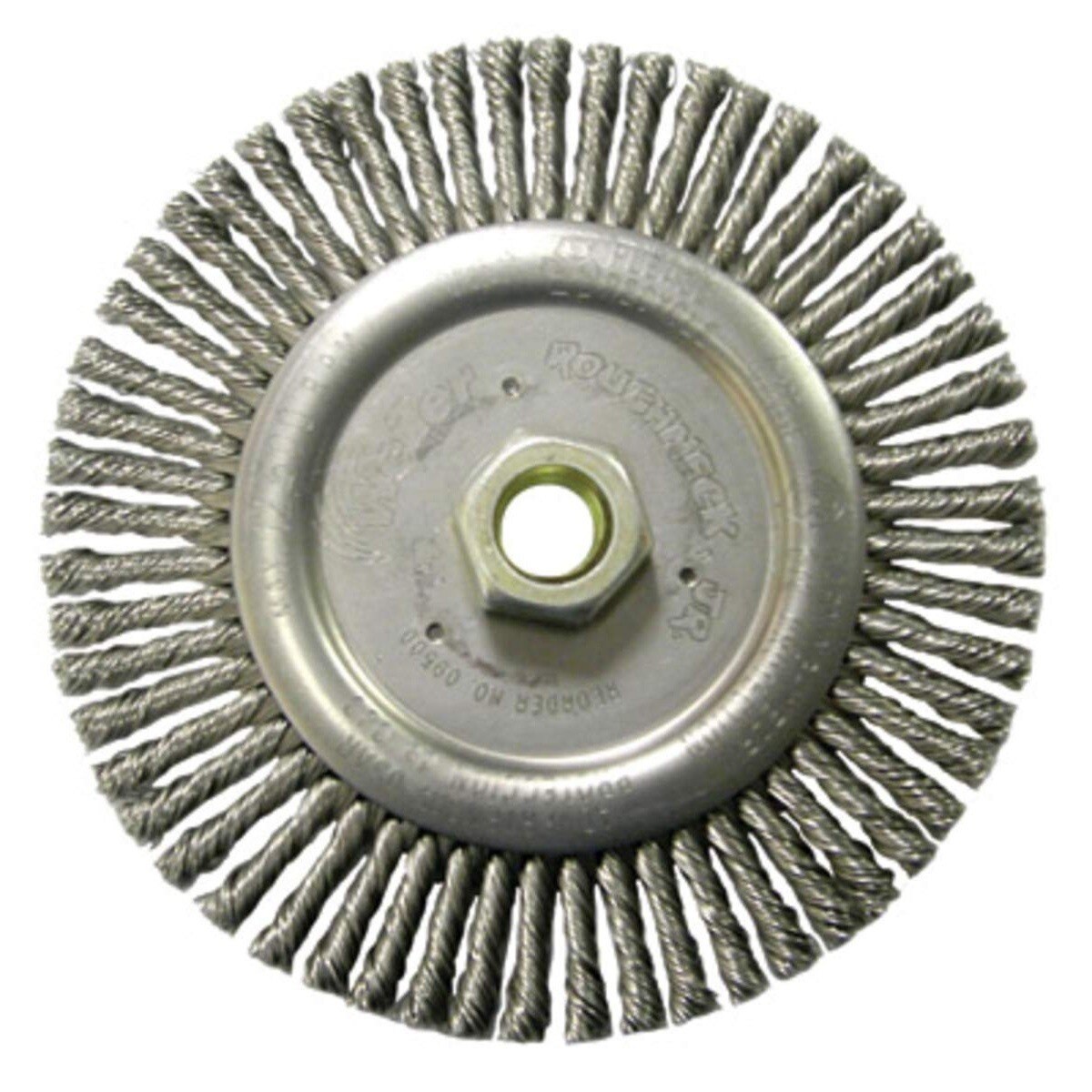 Weiler 09400P 6 Inch Roughneck Jr. Stringer Bead Wire Wheel .020 Steel 5/8-11 Arbor (1 Pack)