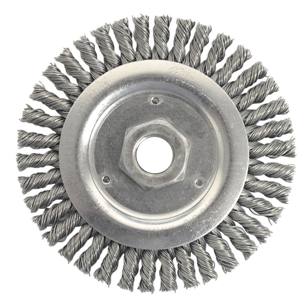 Weiler 79801 DUALLY 4-1/2" Steel Wheel Brush