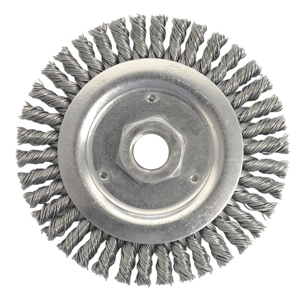 Weiler 79801 DUALLY 4-1/2" Steel Wheel Brush