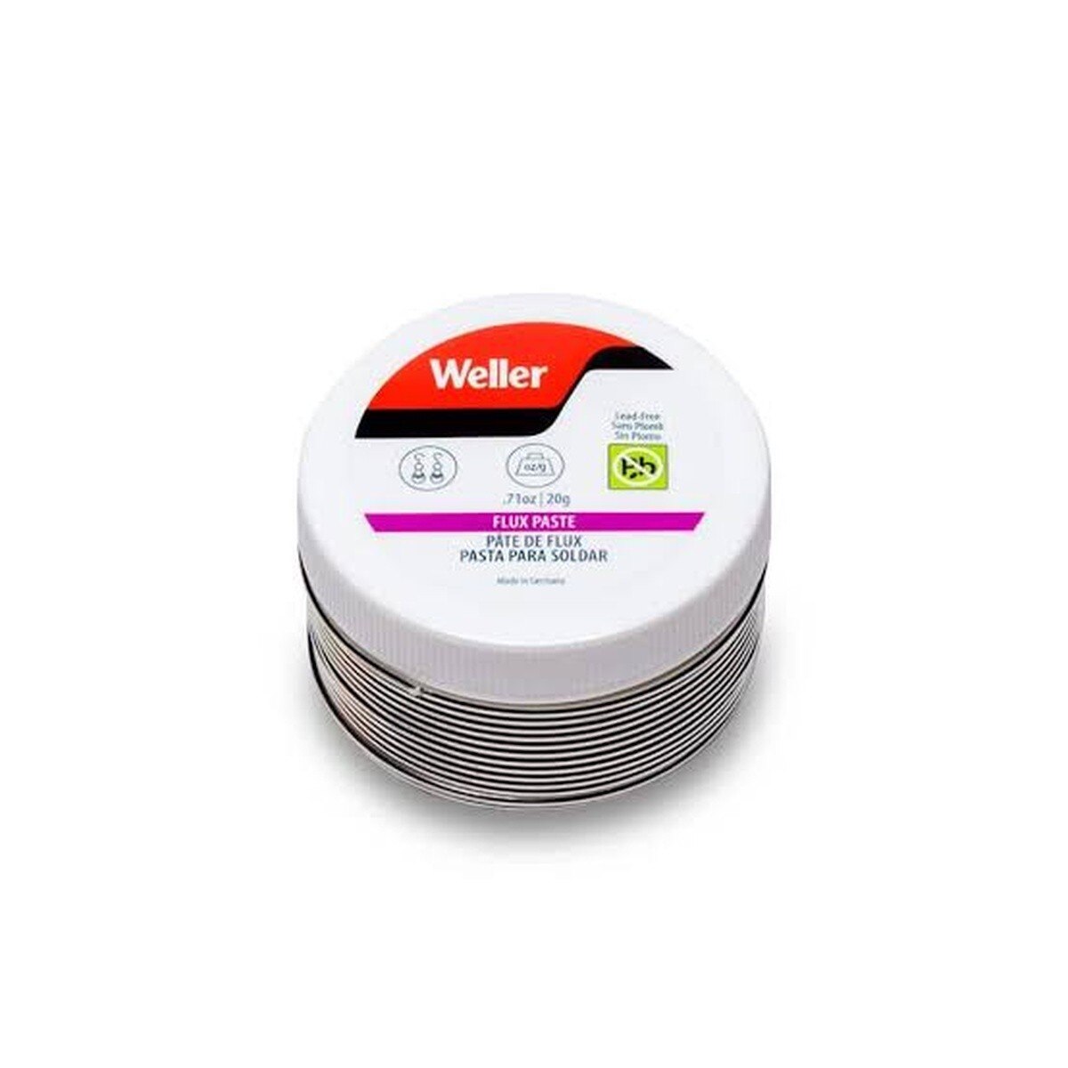 Weller WLWIRSSKIT Specialty Solder Kit with 0.71 oz Flux Paste and 1 oz 1.6 mm Silver Bearing Solder Wire (2 Piece Kit)