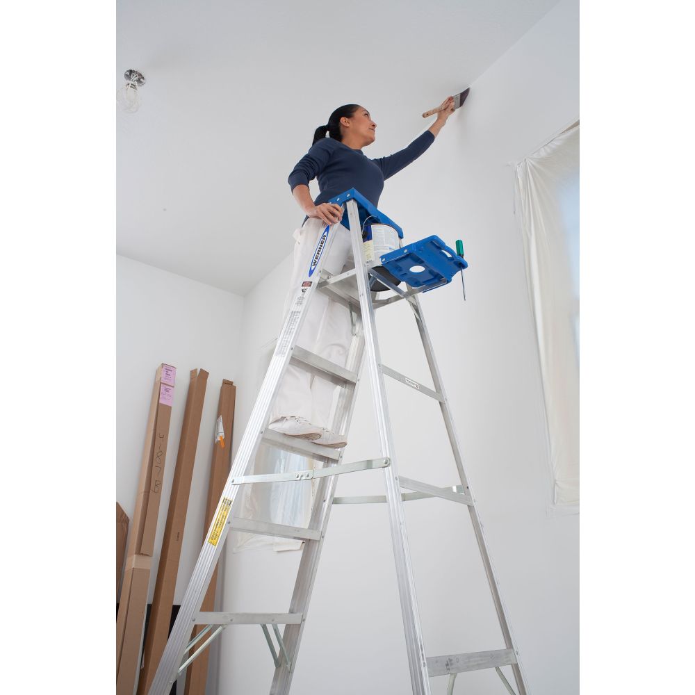 Werner 364 4ft Type I Aluminum Stepladder - 6