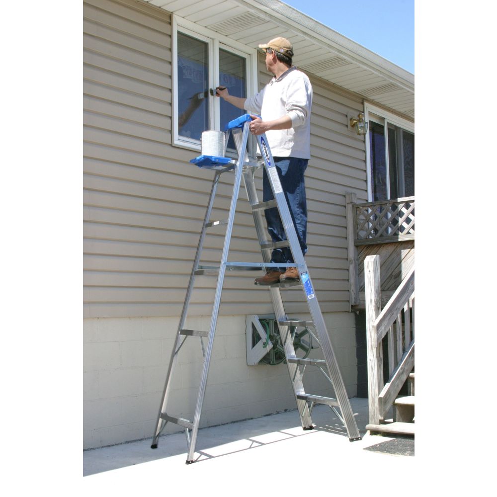 Werner 364 4ft Type I Aluminum Stepladder - 11