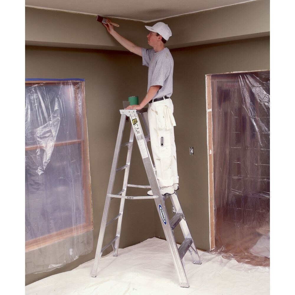 Werner 404 4ft Type IAA Aluminum Stepladder - 3