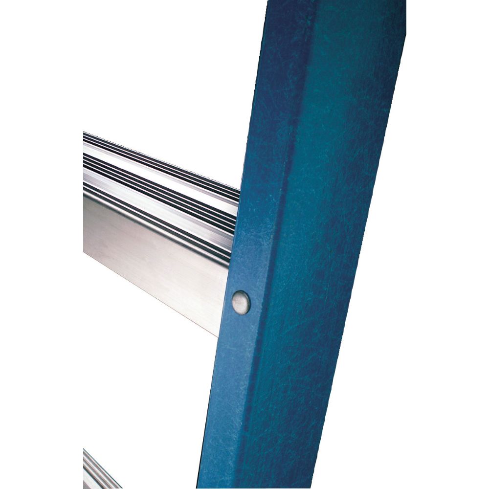 Werner 6004S 4ft Type I Fiberglass Stepladder with Shelf - 3