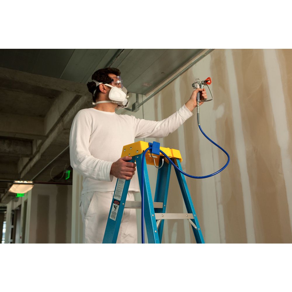 Werner 6004S 4ft Type I Fiberglass Stepladder with Shelf - 11