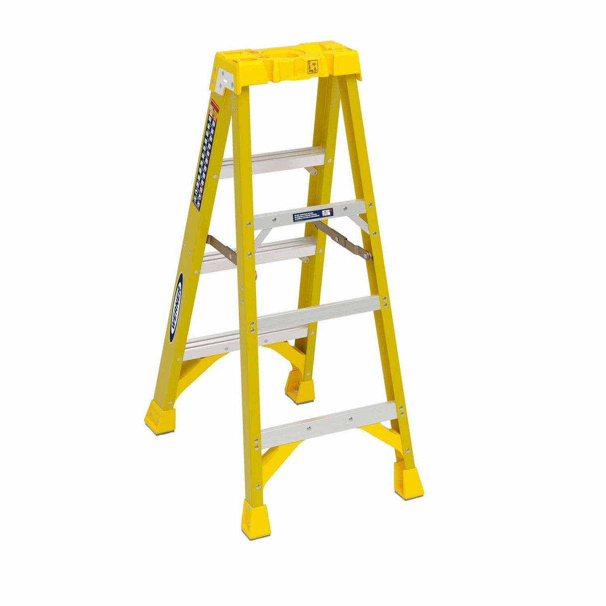Werner 6304 4ft Type IAA Fiberglass Stepladder - 2