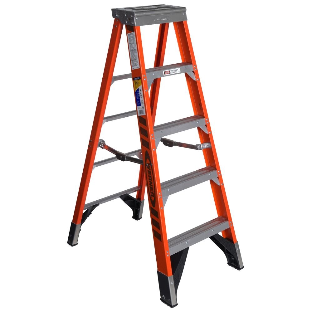 Werner 7405 5ft Type IAA Fiberglass Stepladder