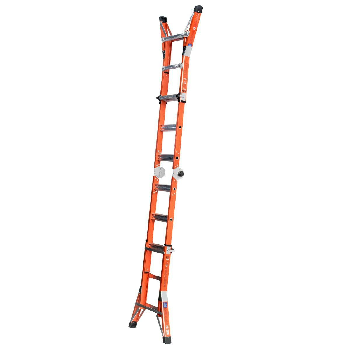 Werner FMT-13 13' Reach Type IA Fiberglass Multi-Position Ladder - 2