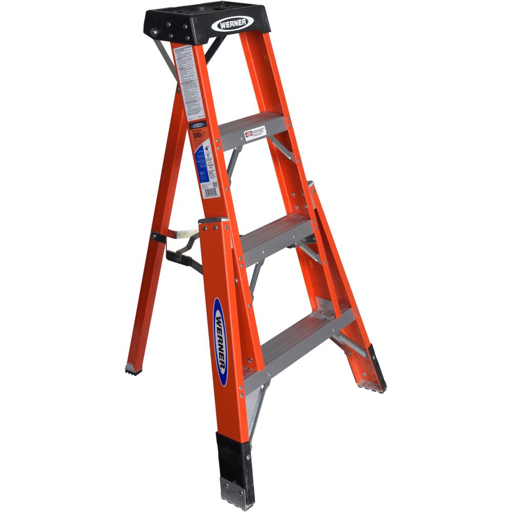 Werner FTP6204 4ft Type IA Fiberglass Tripod Ladder