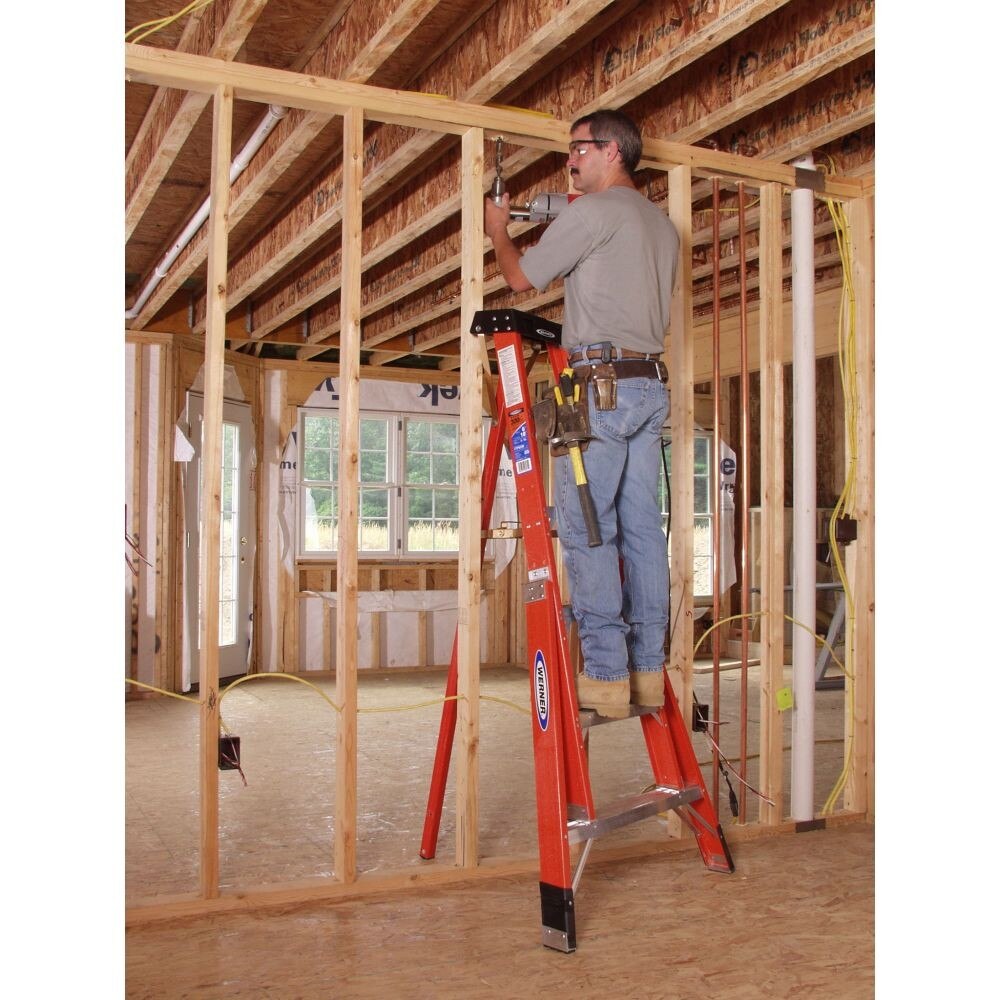 Werner FTP6204 4ft Type IA Fiberglass Tripod Ladder - 10