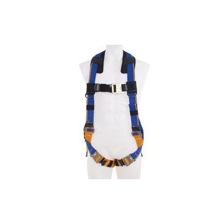 Werner H113005 Blue Armor 2000 Standard QC Chest and Leg Straps , WebAlert Webbing , Form Fitting Padding (1 D Ring) Harness (XXL)